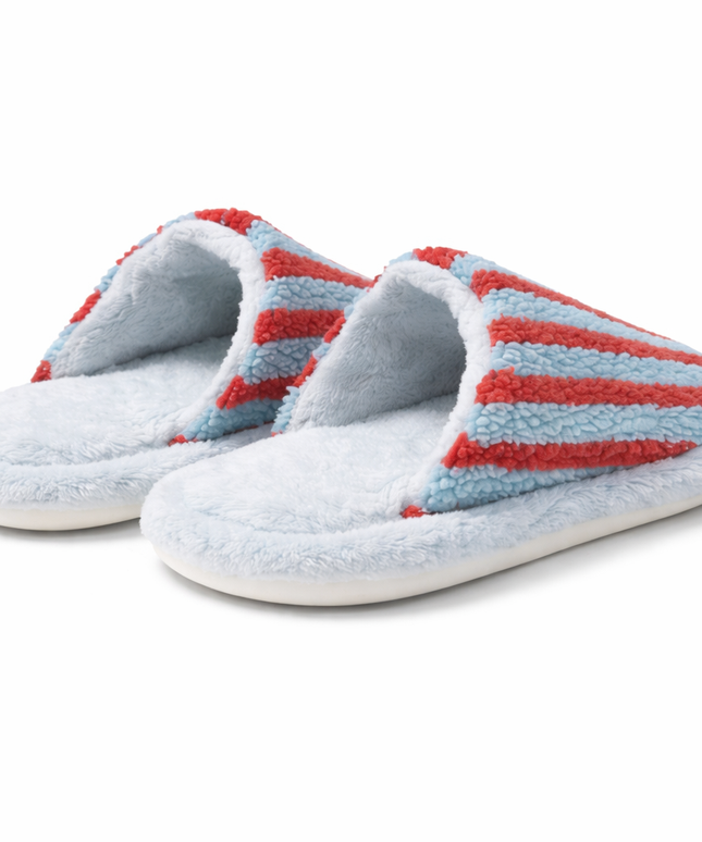 Candy Stripe Slippers