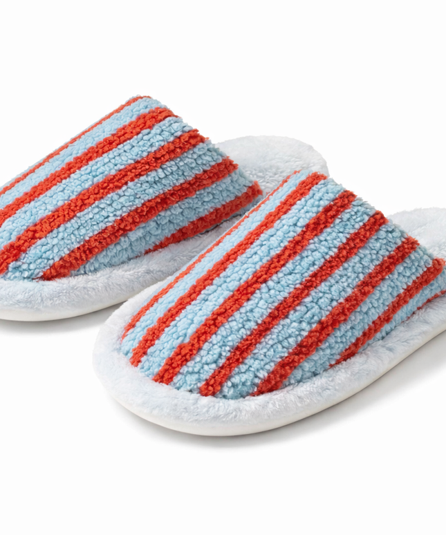 Candy Stripe Slippers
